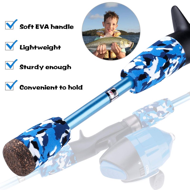 ODDSPRO Kids Fishing Pole - Kids Fishing Starter Kit - with Tackle Box, Reel, Practice Plug, Beginner's Guide and Travel Bag for Boys, Girls - Image 3